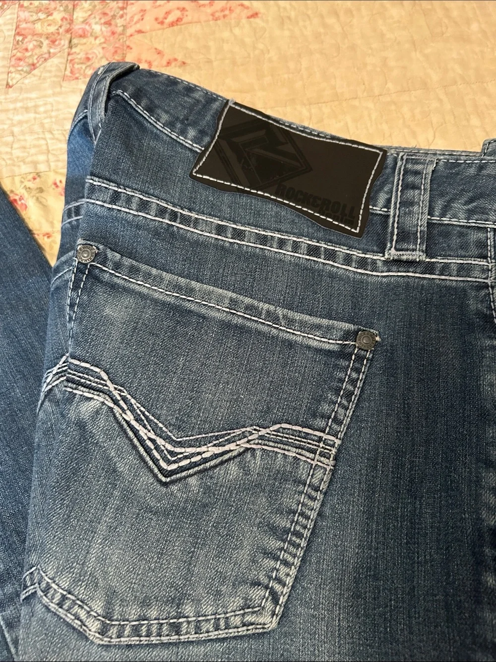 Rock and Roll 30x36 Starched Jeans